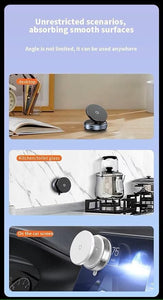 360° Magnetic Suction Phone Holder – Strong Grip Dashboard & Desk Mobile Mount
