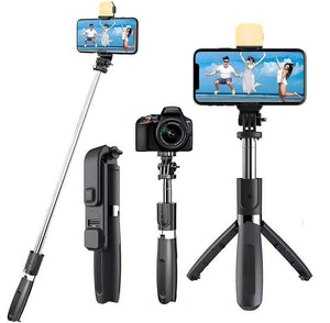 3-in-1 Extendable Selfie Stick Tripod with Bluetooth Remote – Portable Phone Stand for Photos & Videos