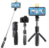3-in-1 Extendable Selfie Stick Tripod with Bluetooth Remote – Portable Phone Stand for Photos & Videos