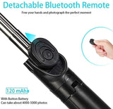 3-in-1 Extendable Selfie Stick Tripod with Bluetooth Remote – Portable Phone Stand for Photos & Videos