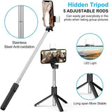 3-in-1 Extendable Selfie Stick Tripod with Bluetooth Remote – Portable Phone Stand for Photos & Videos